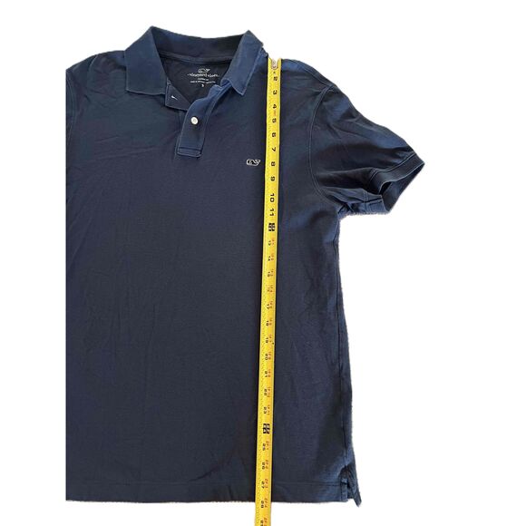 Vineyard Vines Dark Blue Short Sleeves Pocket Logo Classic Fit Polo Small - Picture 4 of 8